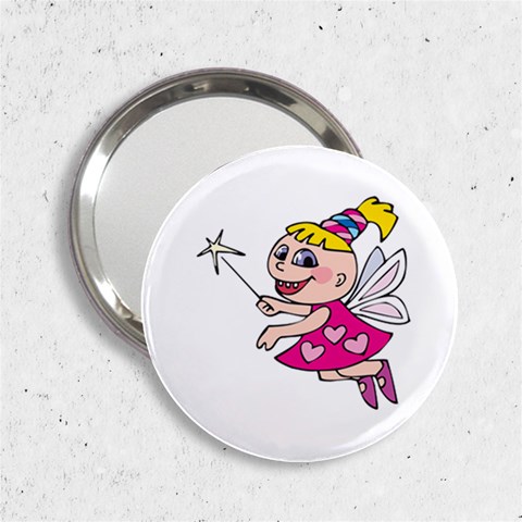 Happy Fairy Girl 2.25  Handbag Mirror from ArtsNow.com Front