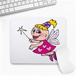 Happy Fairy Girl Large Mousepad