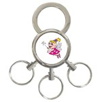 Happy Fairy Girl 3-Ring Key Chain