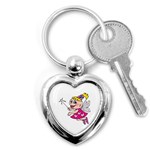 Happy Fairy Girl Key Chain (Heart)