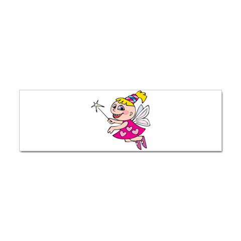 Happy Fairy Girl Sticker (Bumper) from ArtsNow.com Front