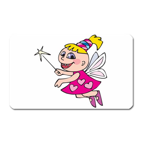 Happy Fairy Girl Magnet (Rectangular) from ArtsNow.com Front