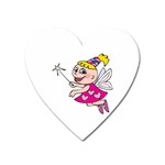 Happy Fairy Girl Magnet (Heart)