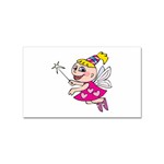 Happy Fairy Girl Sticker Rectangular (10 pack)