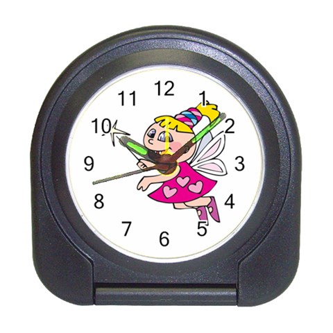 Happy Fairy Girl Travel Alarm Clock from ArtsNow.com Front