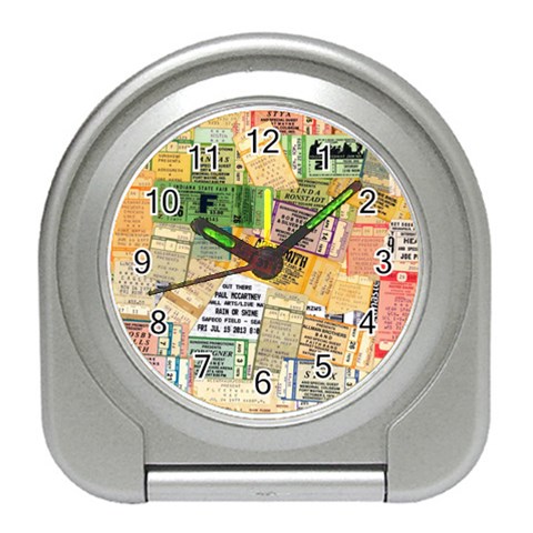 Retro Concert Tickets Desk Alarm Clock from ArtsNow.com Front