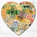 Retro Concert Tickets Jigsaw Puzzle (Heart)