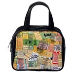 Retro Concert Tickets Classic Handbag (One Side)