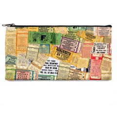 Retro Concert Tickets Pencil Case from ArtsNow.com Front