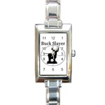 Buck Slayer Rectangular Italian Charm Watch