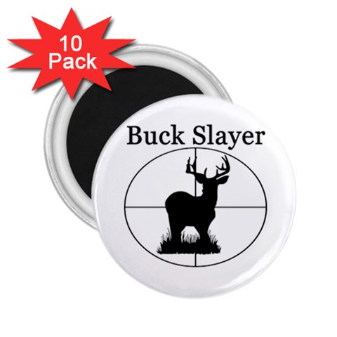 Buck Slayer 2.25  Magnet (10 pack) from ArtsNow.com Front