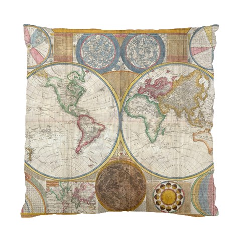 1794 World Map Cushion Case (Two Sided)  from ArtsNow.com Back