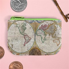 1794 World Map Coin Change Purse from ArtsNow.com Front