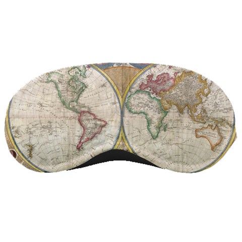 1794 World Map Sleeping Mask from ArtsNow.com Front