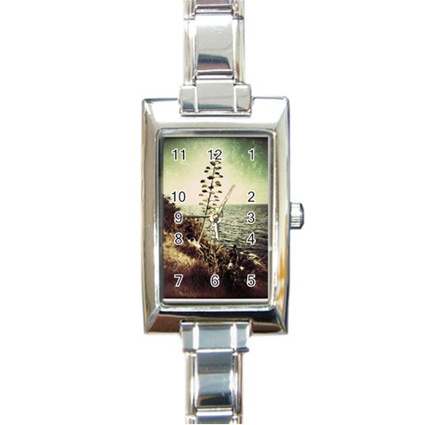 Sète Rectangular Italian Charm Watch from ArtsNow.com Front