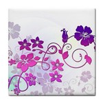 Floral Garden Ceramic Tile