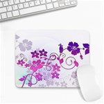 Floral Garden Small Mouse Pad (Rectangle)