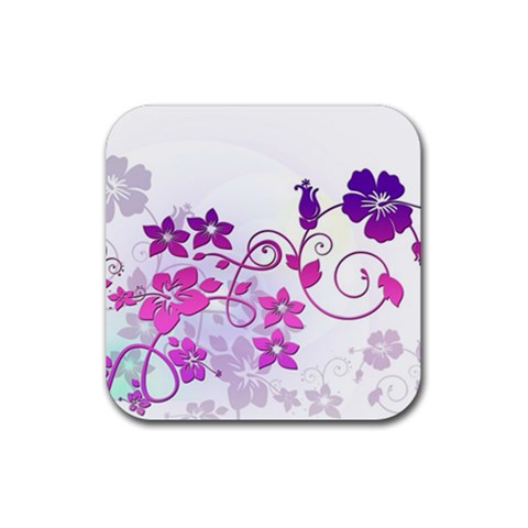 Floral Garden Drink Coaster (Square) from ArtsNow.com Front