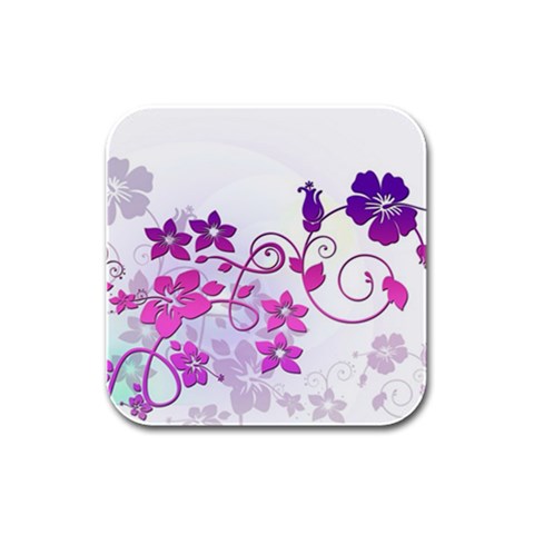 Floral Garden Drink Coasters 4 Pack (Square) from ArtsNow.com Front