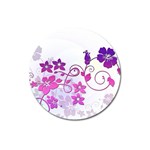 Floral Garden Magnet 3  (Round)