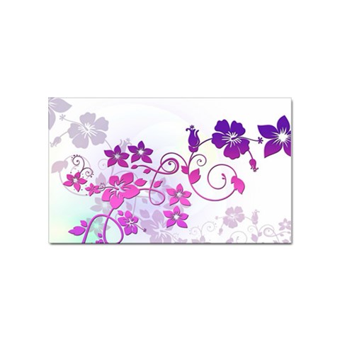 Floral Garden Sticker 100 Pack (Rectangle) from ArtsNow.com Front