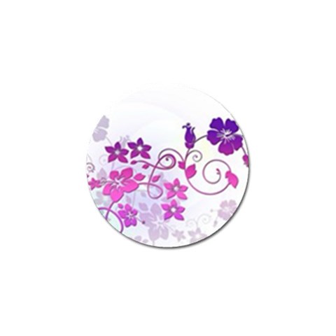 Floral Garden Golf Ball Marker 4 Pack from ArtsNow.com Front