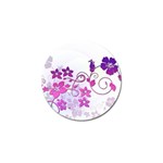 Floral Garden Golf Ball Marker 4 Pack