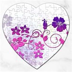 Floral Garden Jigsaw Puzzle (Heart)