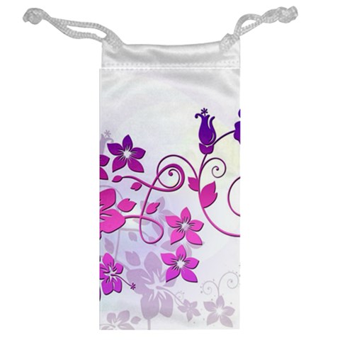 Floral Garden Jewelry Bag from ArtsNow.com Back