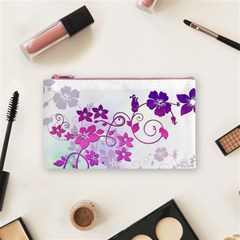 Floral Garden Cosmetic Bag (Small) from ArtsNow.com Front