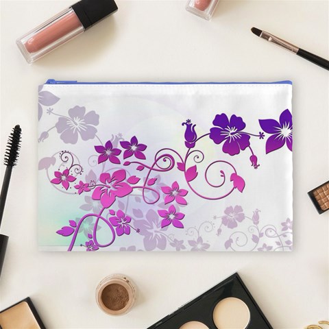 Floral Garden Cosmetic Bag (Large) from ArtsNow.com Front