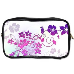 Floral Garden Travel Toiletry Bag (Two Sides) from ArtsNow.com Front