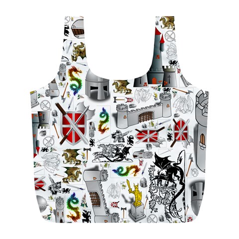 Medieval Mash Up Reusable Bag (L) from ArtsNow.com Back