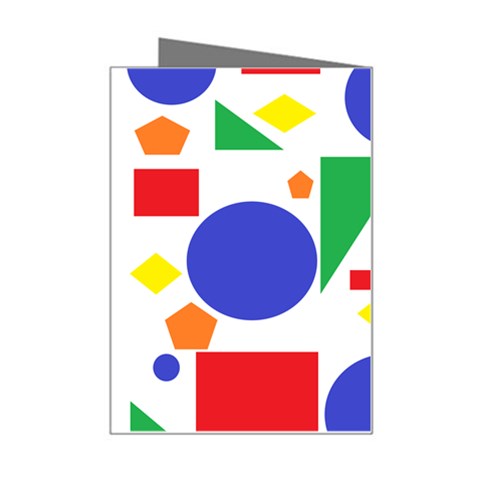 Random Geometrics Mini Greeting Card from ArtsNow.com Right