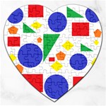 Random Geometrics Jigsaw Puzzle (Heart)