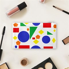 Random Geometrics Cosmetic Bag (Small) from ArtsNow.com Back