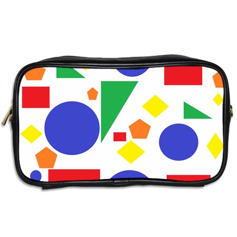 Random Geometrics Travel Toiletry Bag (Two Sides) from ArtsNow.com Back