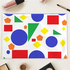 Random Geometrics Cosmetic Bag (XXL) from ArtsNow.com Front