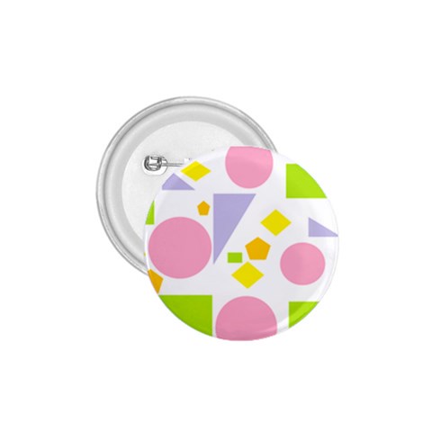 Spring Geometrics 1.75  Button from ArtsNow.com Front