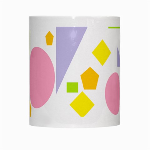 Spring Geometrics White Coffee Mug from ArtsNow.com Center