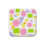 Spring Geometrics Drink Coaster (Square)