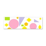 Spring Geometrics Bumper Sticker