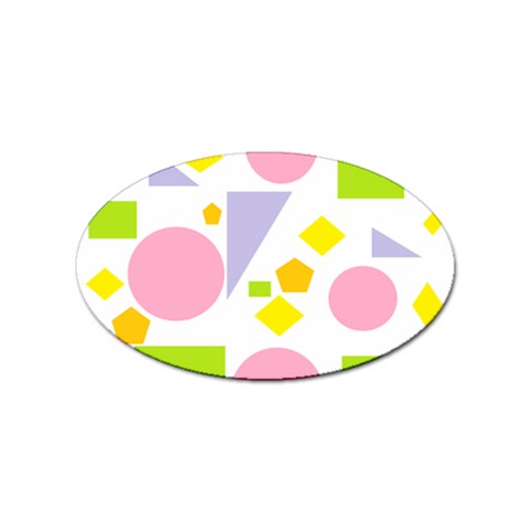 Spring Geometrics Sticker 10 Pack (Oval) from ArtsNow.com Front