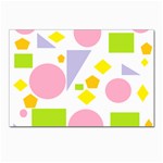 Spring Geometrics Postcard 4 x 6  (10 Pack)