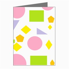 Spring Geometrics Greeting Card from ArtsNow.com Left