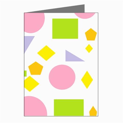 Spring Geometrics Greeting Card (8 Pack) from ArtsNow.com Left