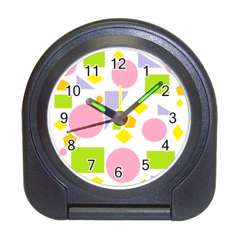 Spring Geometrics Desk Alarm Clock from ArtsNow.com Front