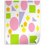 Spring Geometrics Canvas 11  x 14  (Unframed)