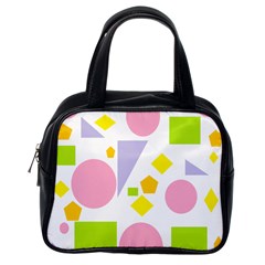 Spring Geometrics Classic Handbag (Two Sides) from ArtsNow.com Back