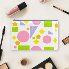 Spring Geometrics Cosmetic Bag (Medium) from ArtsNow.com Front